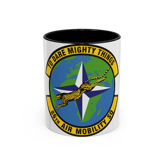 86th Air Mobility Squadron (U.S. Air Force) Accent Coffee Mug