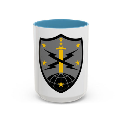 91 Cyber Brigade 2 (U.S. Army) Accent Coffee Mug