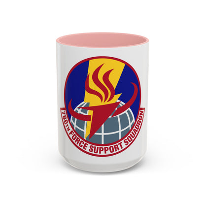 786th Force Support Squadron (U.S. Air Force) Accent Coffee Mug