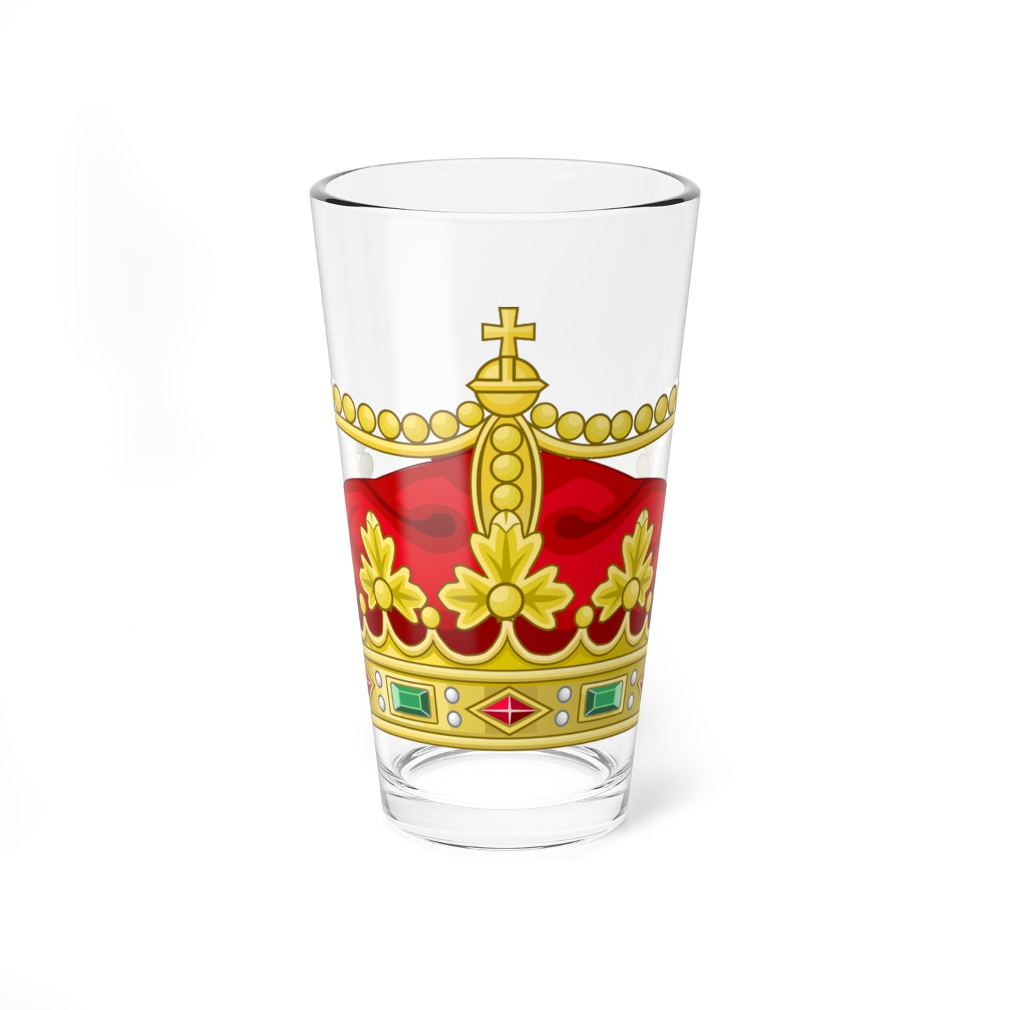 Crown of the Heir Apparent of the Kingdom of Portugal (Portugal) (Coat of Arms) Pint Glass 16oz