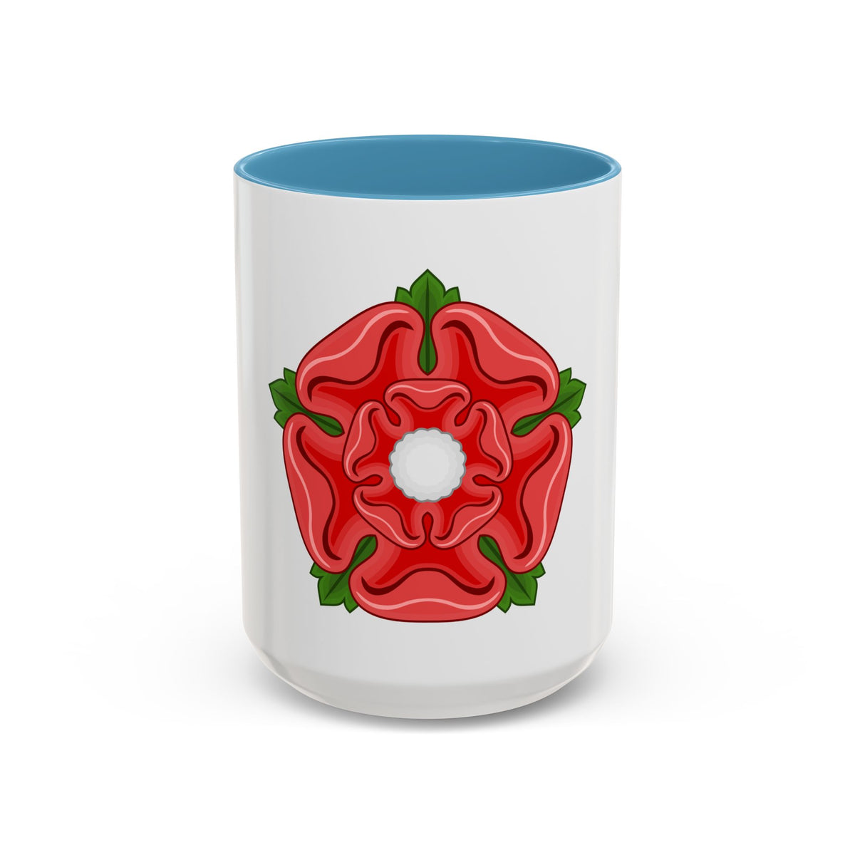 Red Rose Badge of Lancaster - Accent Coffee Mug