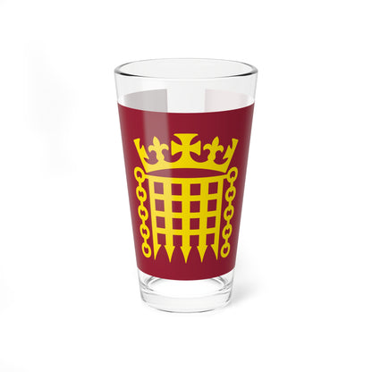 Flag House of Lords (United Kingdom) Pint Glass 16oz