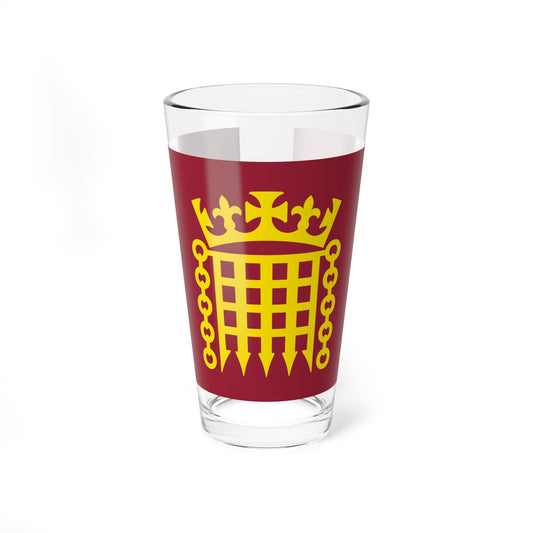 Flag House of Lords (United Kingdom) Pint Glass 16oz
