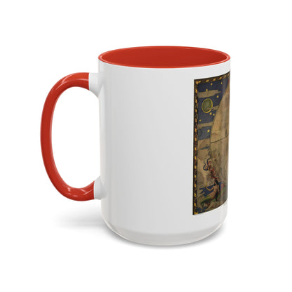 Map of Discovery- Western Hemisphere (1928) (Map) Accent Coffee Mug