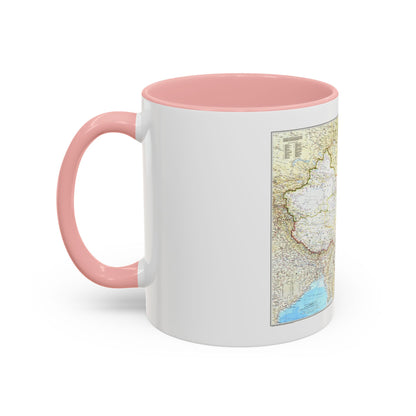 China - The People's Republic (1980) (Map) Accent Coffee Mug