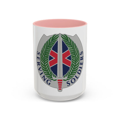 10 Personnel Command (U.S. Army) Accent Coffee Mug