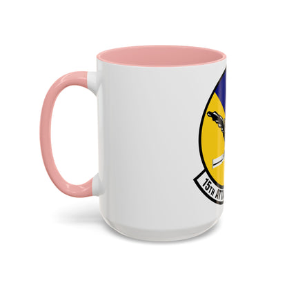 15th Attack Squadron Emblem (U.S. Air Force) Accent Coffee Mug