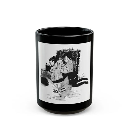 Em And Vi by Susan Lyle-Scott (1), Homes And Gardens magazine, 1964 - Black Coffee Mug-15oz-Go Mug Yourself