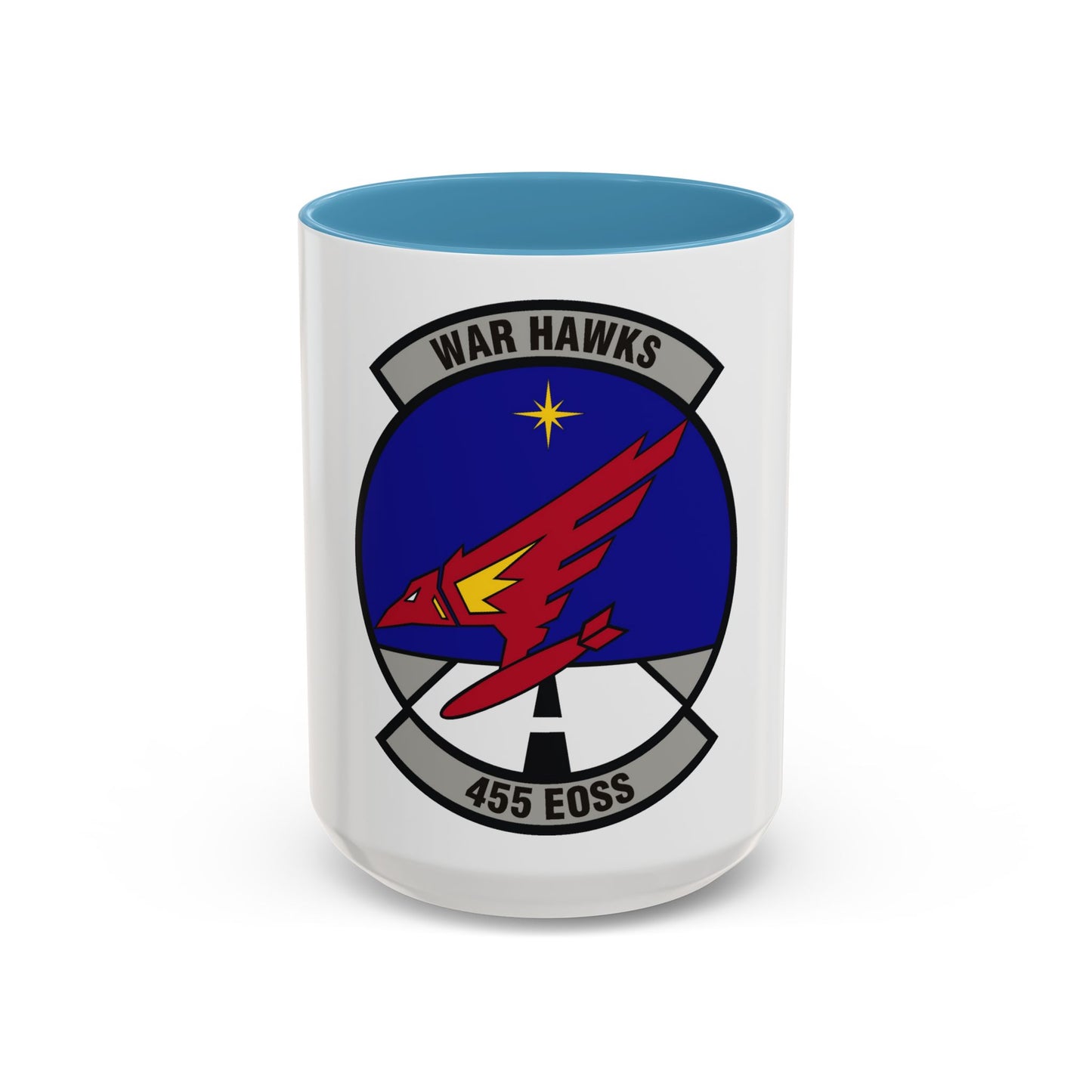 455th Expeditionary Operations Support Squadron (U.S. Air Force) Accent Coffee Mug