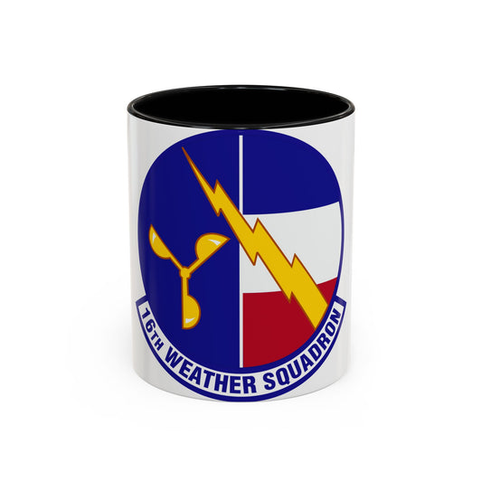 16 Weather Squadron AFWA (U.S. Air Force) Accent Coffee Mug