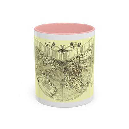World Map - Ruysch (1508) (Map) Accent Coffee Mug