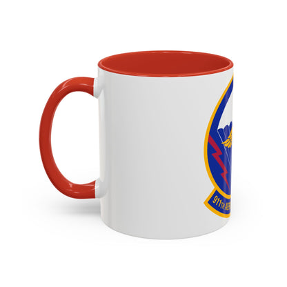 911 Aeromedical Staging Squadron AFRC (U.S. Air Force) Accent Coffee Mug