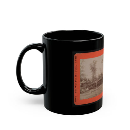 A Block House 001 (U.S. Civil War) Black Coffee Mug