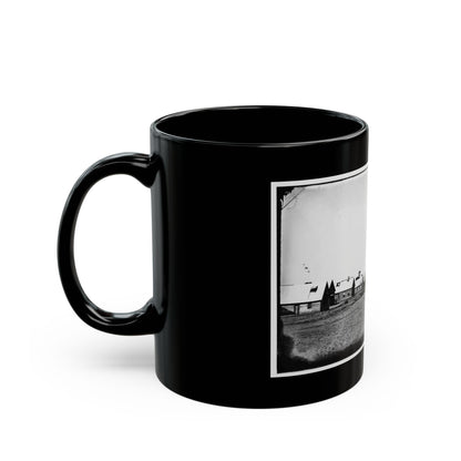 Morris Island, South Carolina. Unidentified Camp 005 (U.S. Civil War) Black Coffee Mug