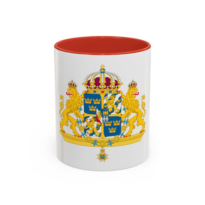 Great coat of arms of Sweden 2 - Accent Coffee Mug