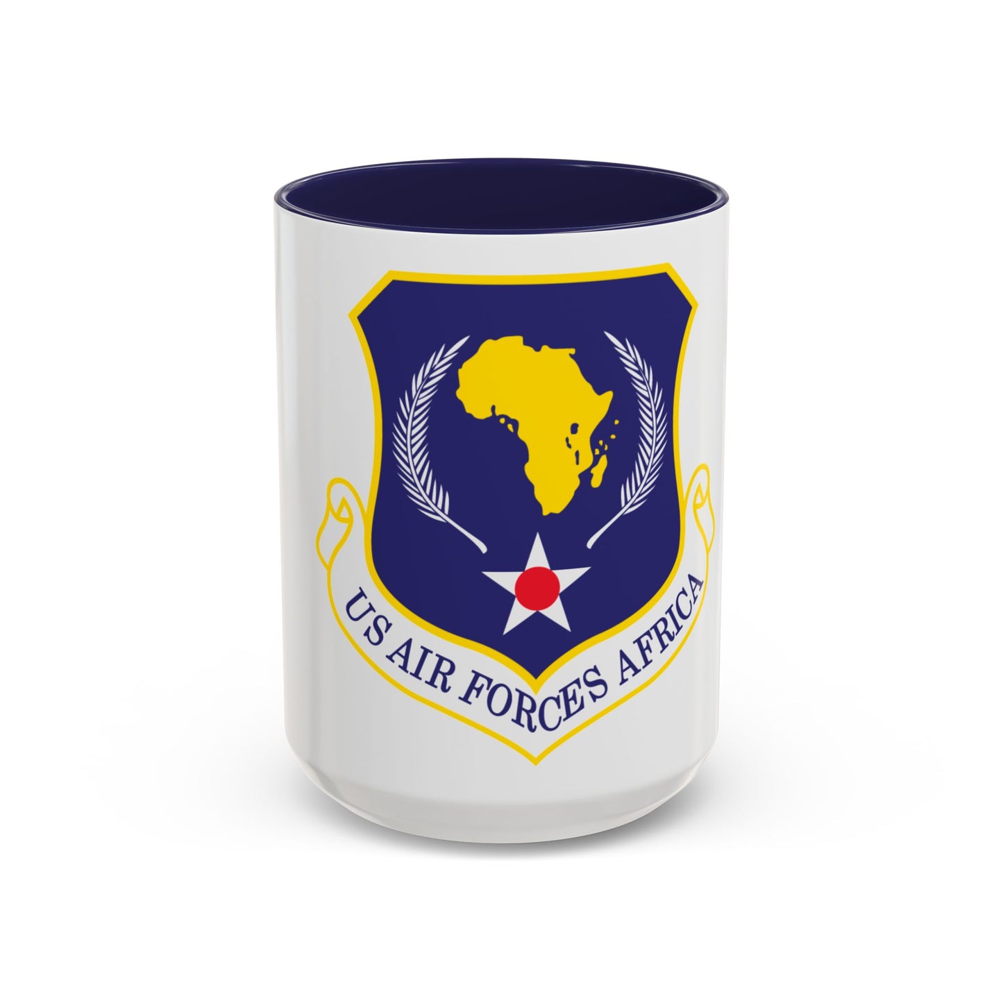 USAF Africa (U.S. Air Force) Accent Coffee Mug