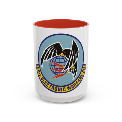 68th Electronic Warfare Squadron (U.S. Air Force) Accent Coffee Mug