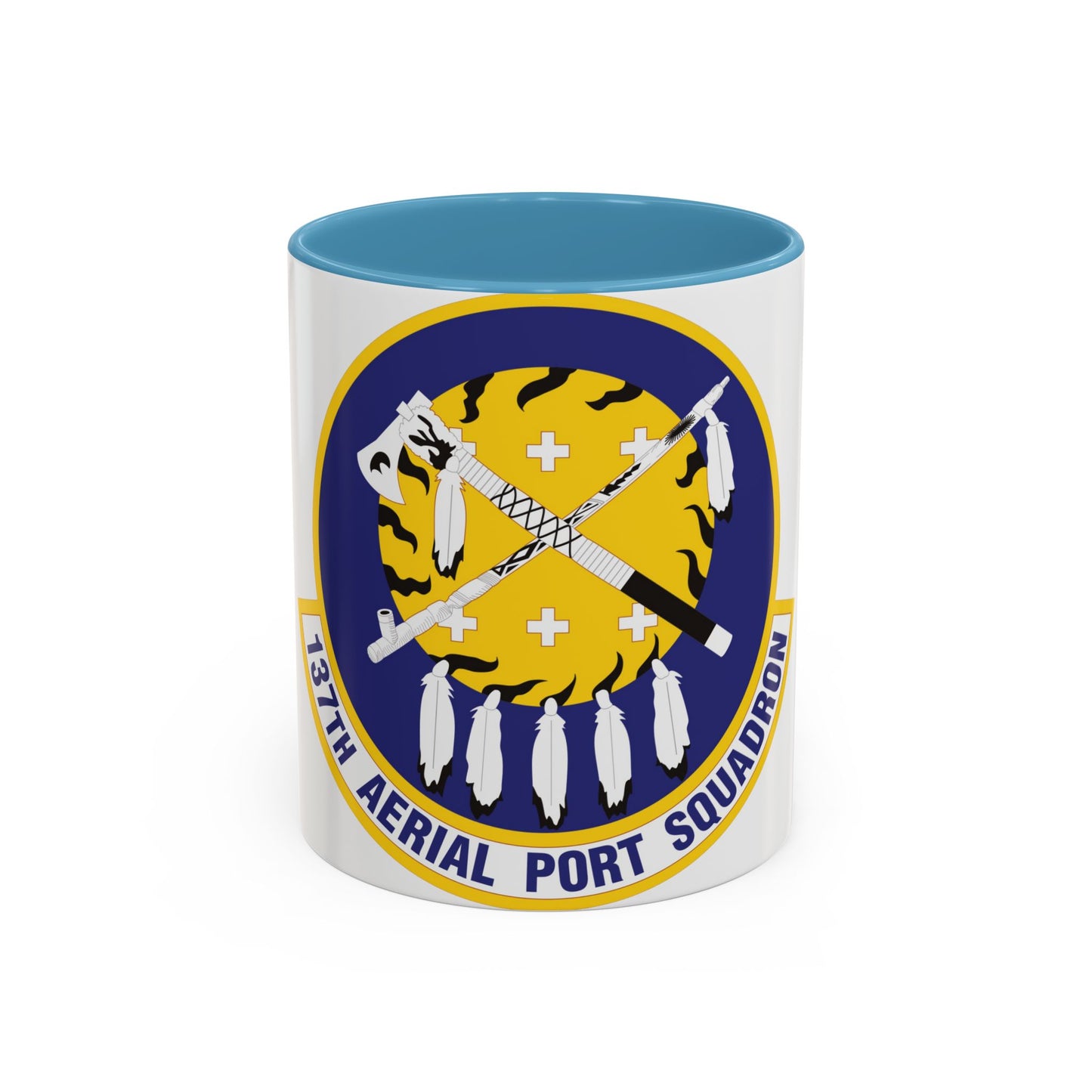 137th Aerial Port Squadron (U.S. Air Force) Accent Coffee Mug