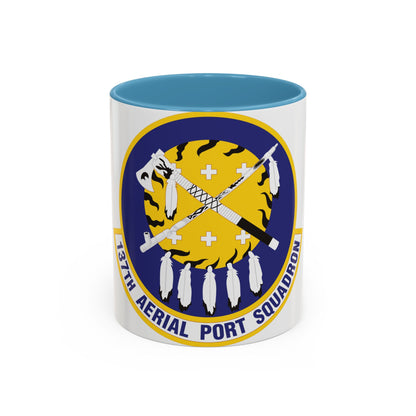 137th Aerial Port Squadron (U.S. Air Force) Accent Coffee Mug