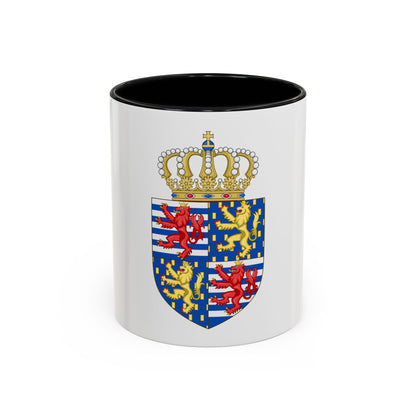 Lesser coat of arms of the Grand Duke of Luxembourg (2000) - Accent Coffee Mug