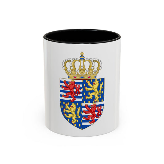 Lesser coat of arms of the Grand Duke of Luxembourg (2000) - Accent Coffee Mug
