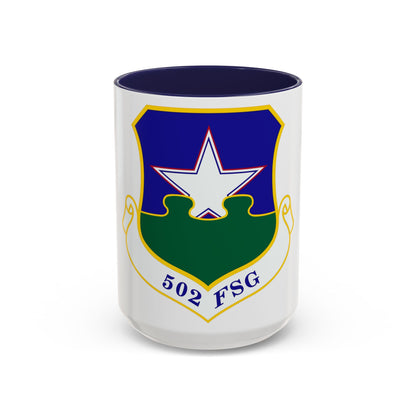 502d Force Support Group (U.S. Air Force) Accent Coffee Mug