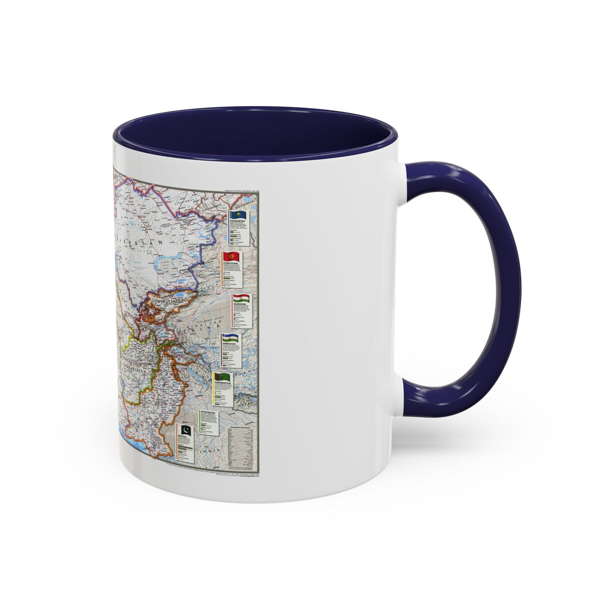 Caspian Region- Promise and Peril (1999) (Map) Accent Coffee Mug