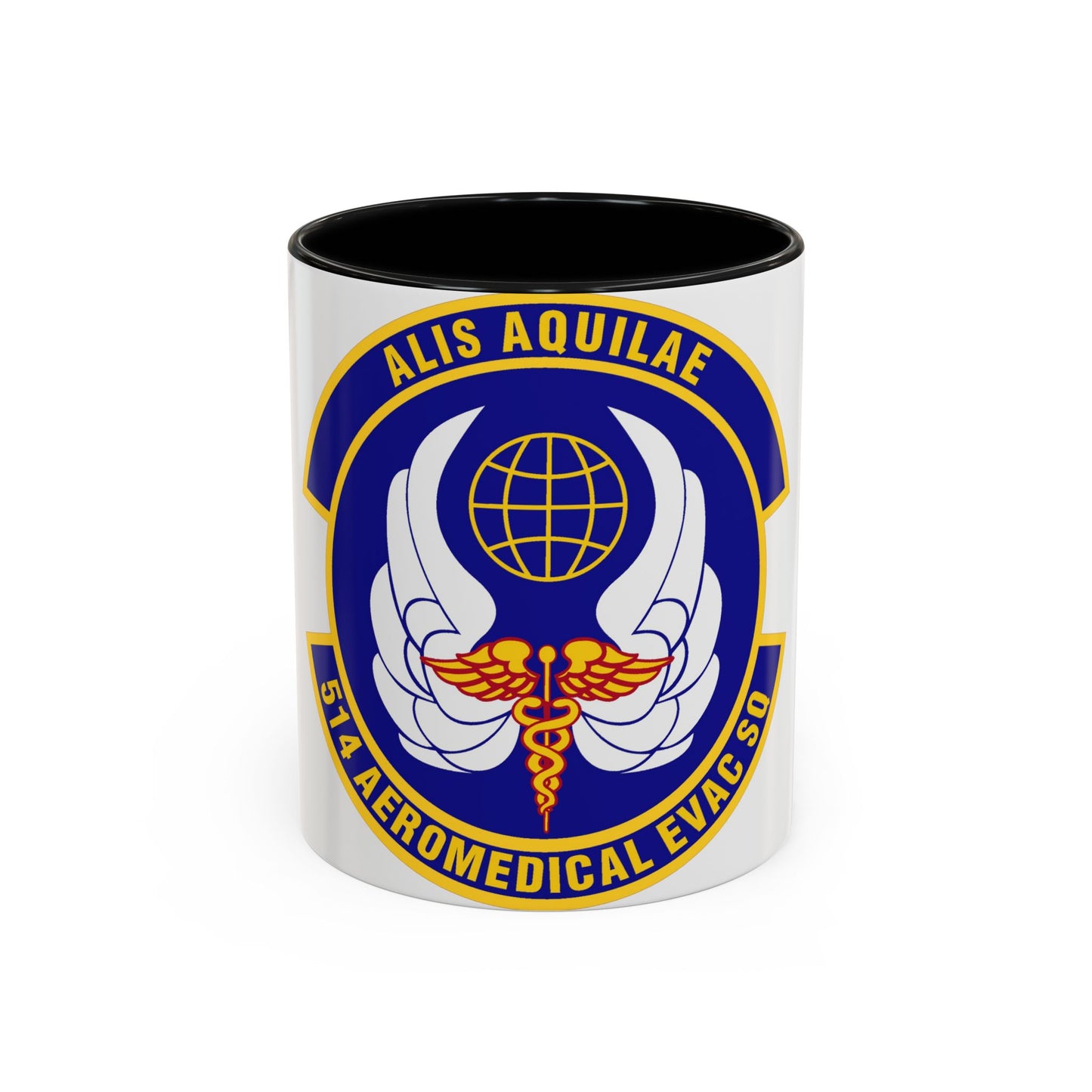 514th Aeromedical Evacuation Squadron (U.S. Air Force) Accent Coffee Mug