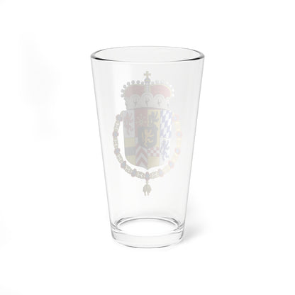 Coat of Arms of Wolfgang Wilhelm Count Palatine of Neuburg Order of the Golden Fleece (Germany) (Coat of Arms) Pint Glass 16oz