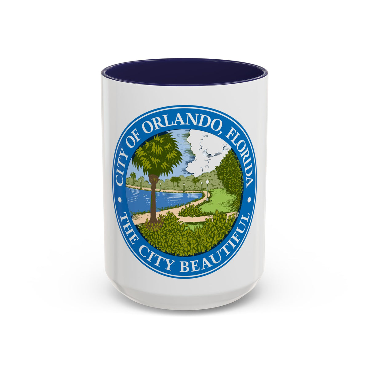 Seal of Orlando Florida - Accent Coffee Mug
