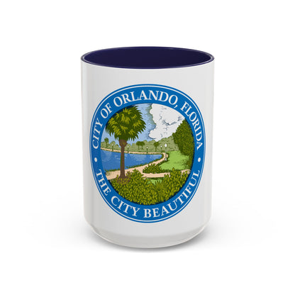 Seal of Orlando Florida - Accent Coffee Mug