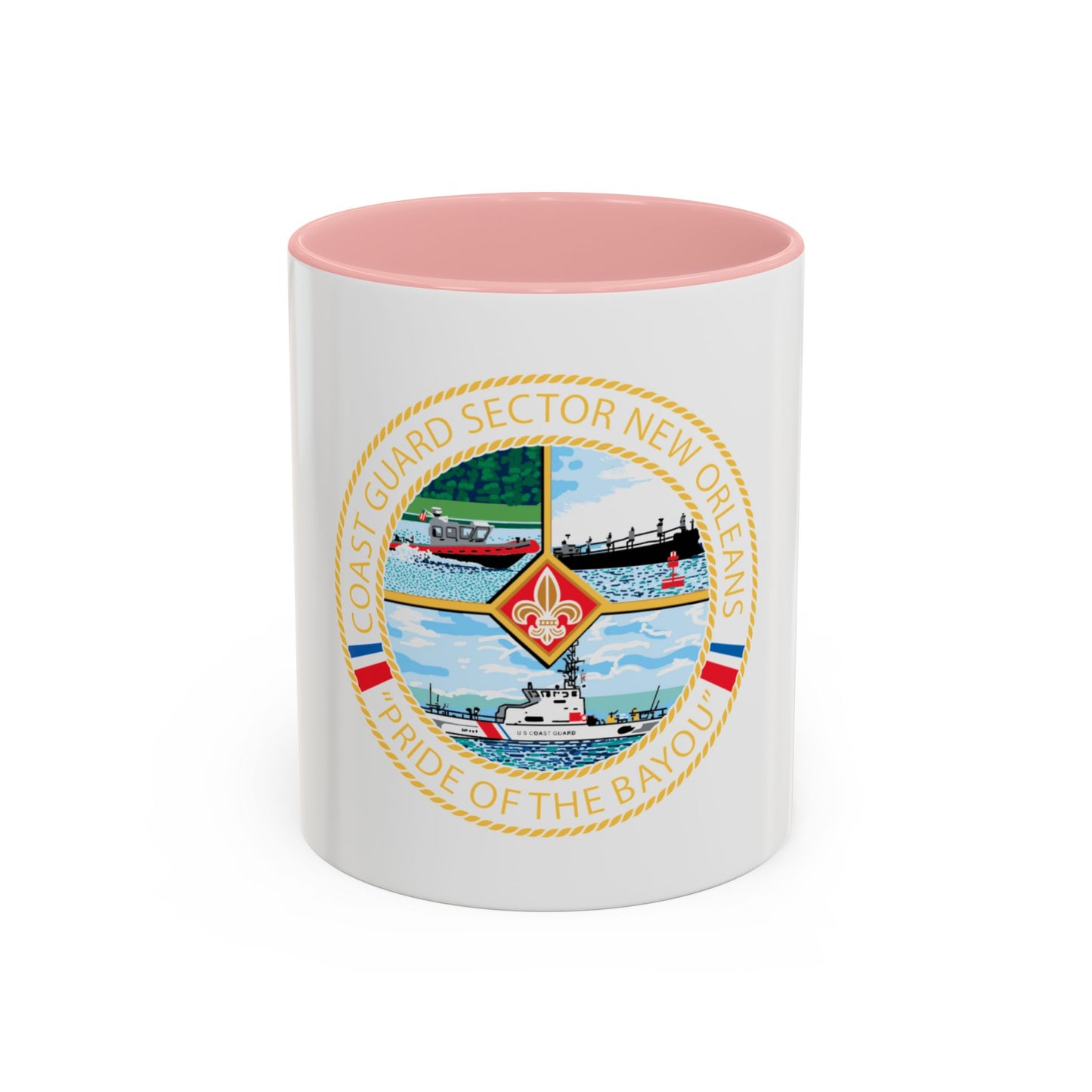 USCG Sector New Orleans   Pride of the Bayou (U.S. Coast Guard) Accent Coffee Mug