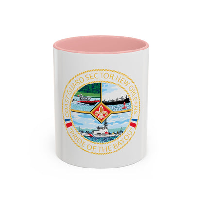 USCG Sector New Orleans   Pride of the Bayou (U.S. Coast Guard) Accent Coffee Mug