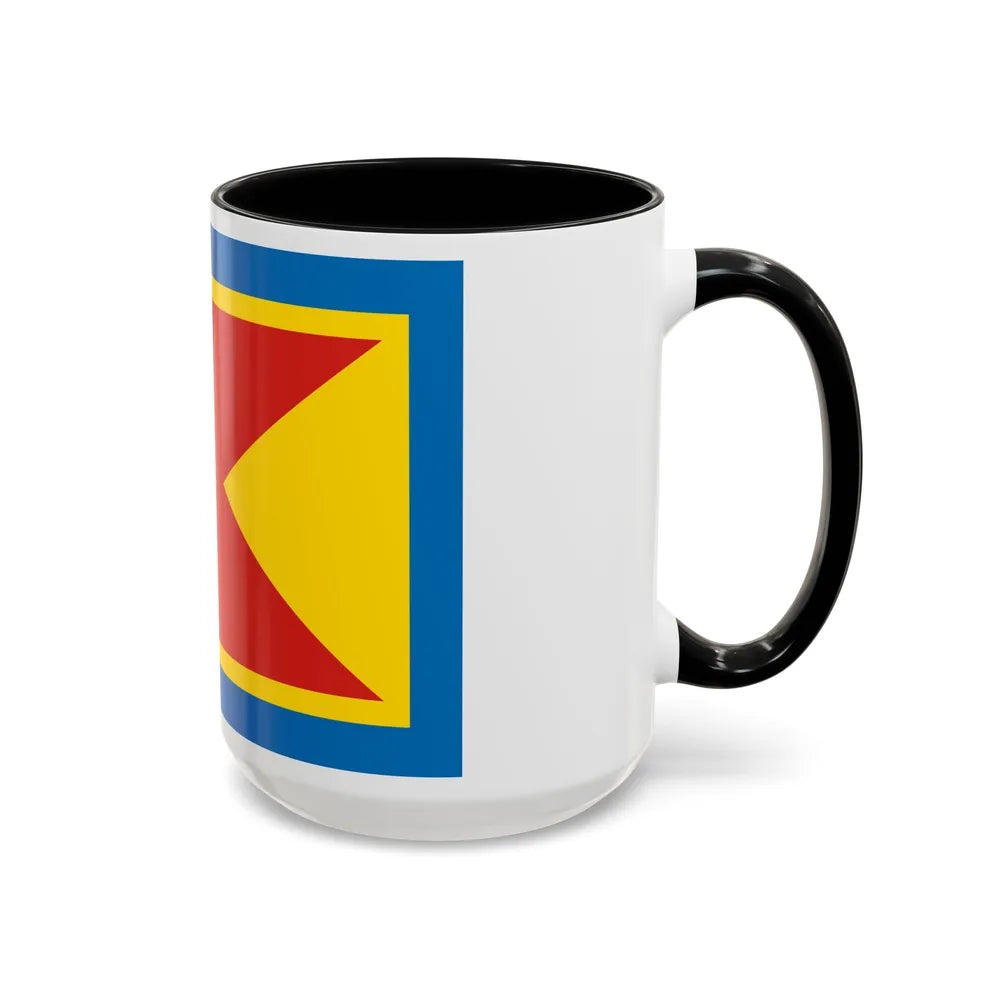 Flag of Frombork Poland - Accent Coffee Mug-Go Mug Yourself