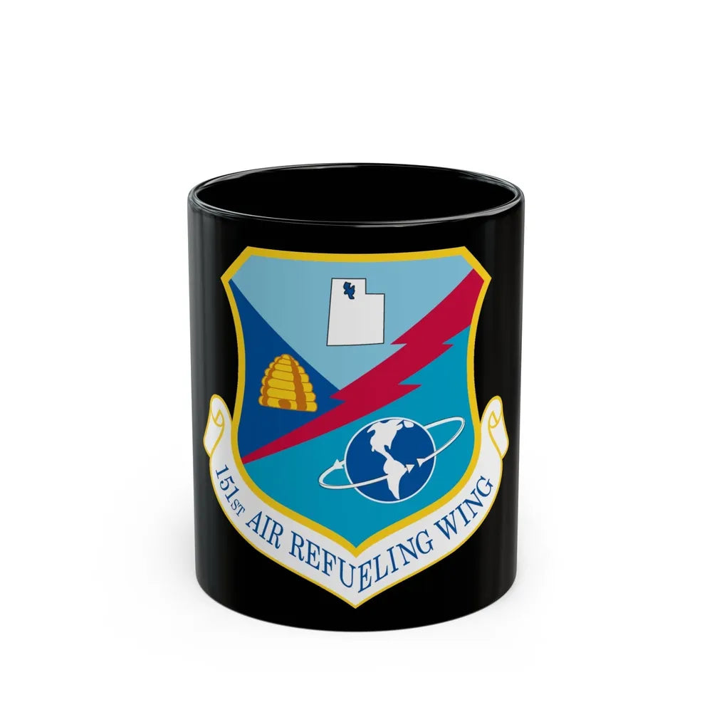 151st Air Refueling Wing (U.S. Air Force) Black Coffee Mug-11oz-Go Mug Yourself