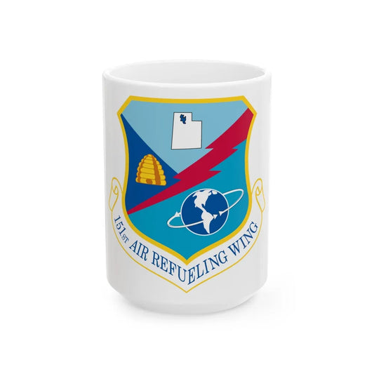 151st Air Refueling Wing (U.S. Air Force) White Coffee Mug-15oz-Go Mug Yourself