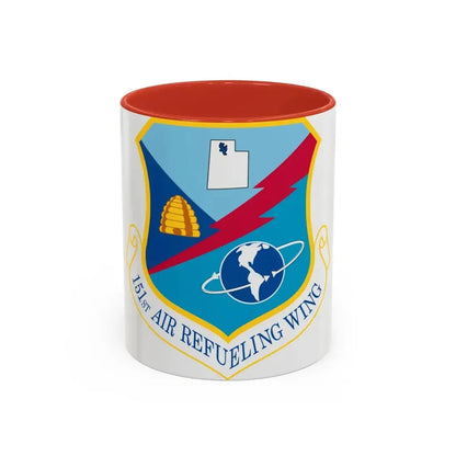151st Air Refueling Wing (U.S. Air Force) Accent Coffee Mug 11oz Red - Go Mug Yourself