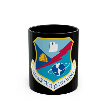 151st Air Refueling Wing (U.S. Air Force) Black Coffee Mug 11oz - Go Mug Yourself