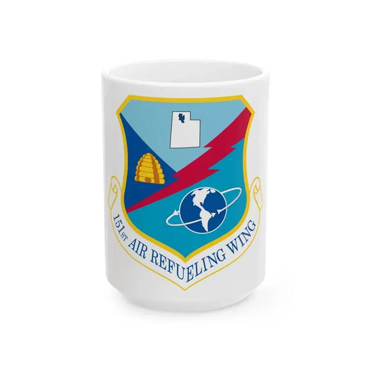 151st Air Refueling Wing (U.S. Air Force) White Coffee Mug 15oz - Go Mug Yourself