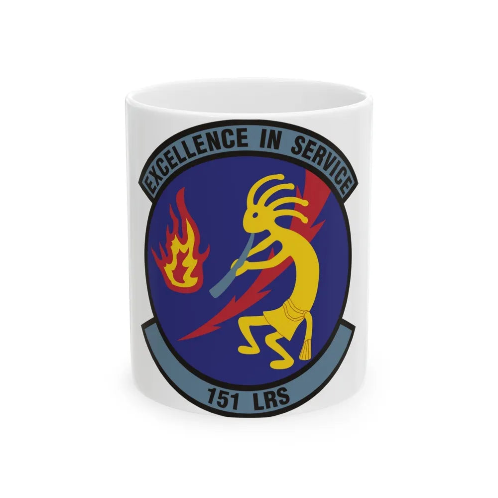 151st Logistics Readiness Squadron (U.S. Air Force) White Coffee Mug-11oz-Go Mug Yourself