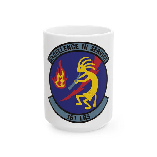 151st Logistics Readiness Squadron (U.S. Air Force) White Coffee Mug-15oz-Go Mug Yourself