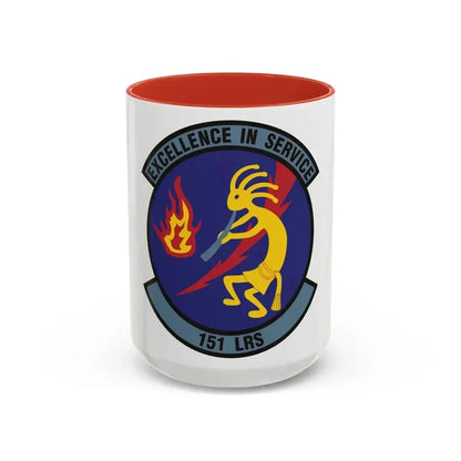151st Logistics Readiness Squadron (U.S. Air Force) Accent Coffee Mug 15oz Red - Go Mug Yourself