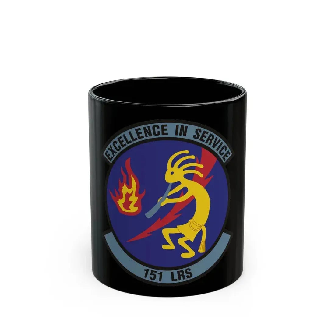 151st Logistics Readiness Squadron (U.S. Air Force) Black Coffee Mug 11oz - Go Mug Yourself