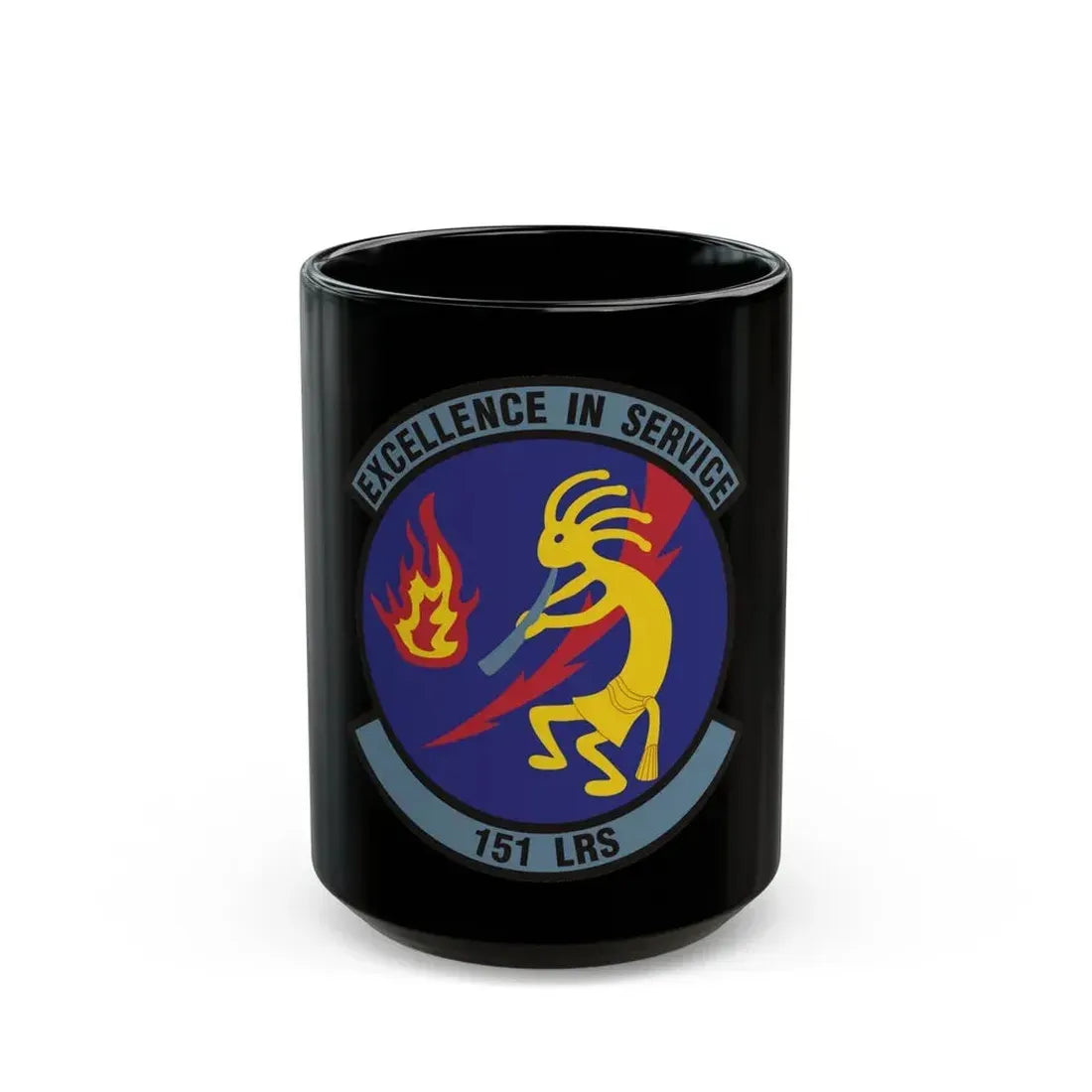 151st Logistics Readiness Squadron (U.S. Air Force) Black Coffee Mug 15oz - Go Mug Yourself