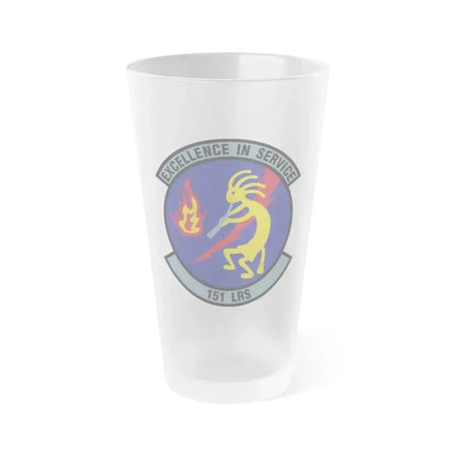 151st Logistics Readiness Squadron (U.S. Air Force) Frosted Pint Glass 16oz 16oz Frosted - Go Mug Yourself