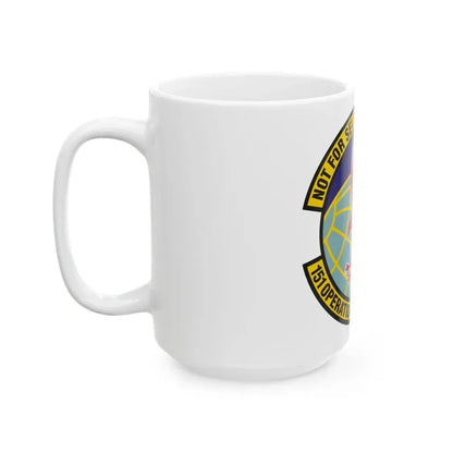 151st Operations Support Flight (U.S. Air Force) White Coffee Mug - Go Mug Yourself