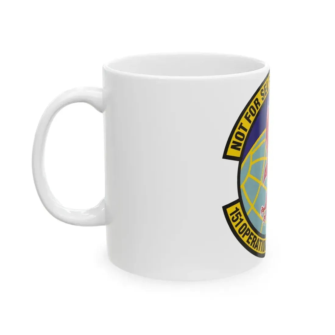 151st Operations Support Flight (U.S. Air Force) White Coffee Mug - Go Mug Yourself