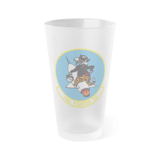 152 Fighter Squadron (U.S. Air Force) Frosted Pint Glass 16oz-16oz-Frosted-Go Mug Yourself