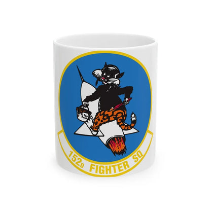 152 Fighter Squadron (U.S. Air Force) White Coffee Mug-11oz-Go Mug Yourself