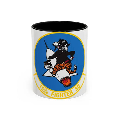152 Fighter Squadron (U.S. Air Force) Accent Coffee Mug 11oz Black - Go Mug Yourself